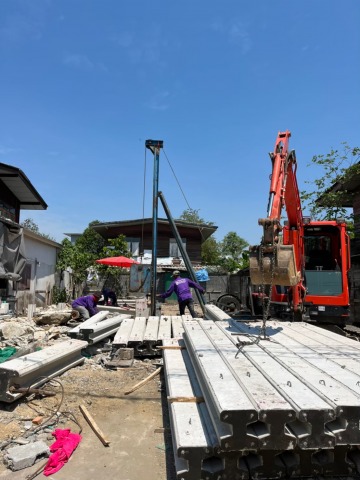 บริการตอกเสาเข็มไมโครไพล์ บริการตอกเสาเข็มไมโครไพล์